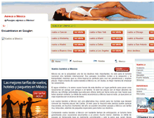Tablet Screenshot of aereosmexico.com.mx